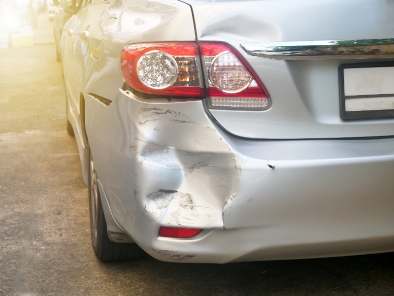 Odškodnění po dobpravní nehod - Nabourané auto