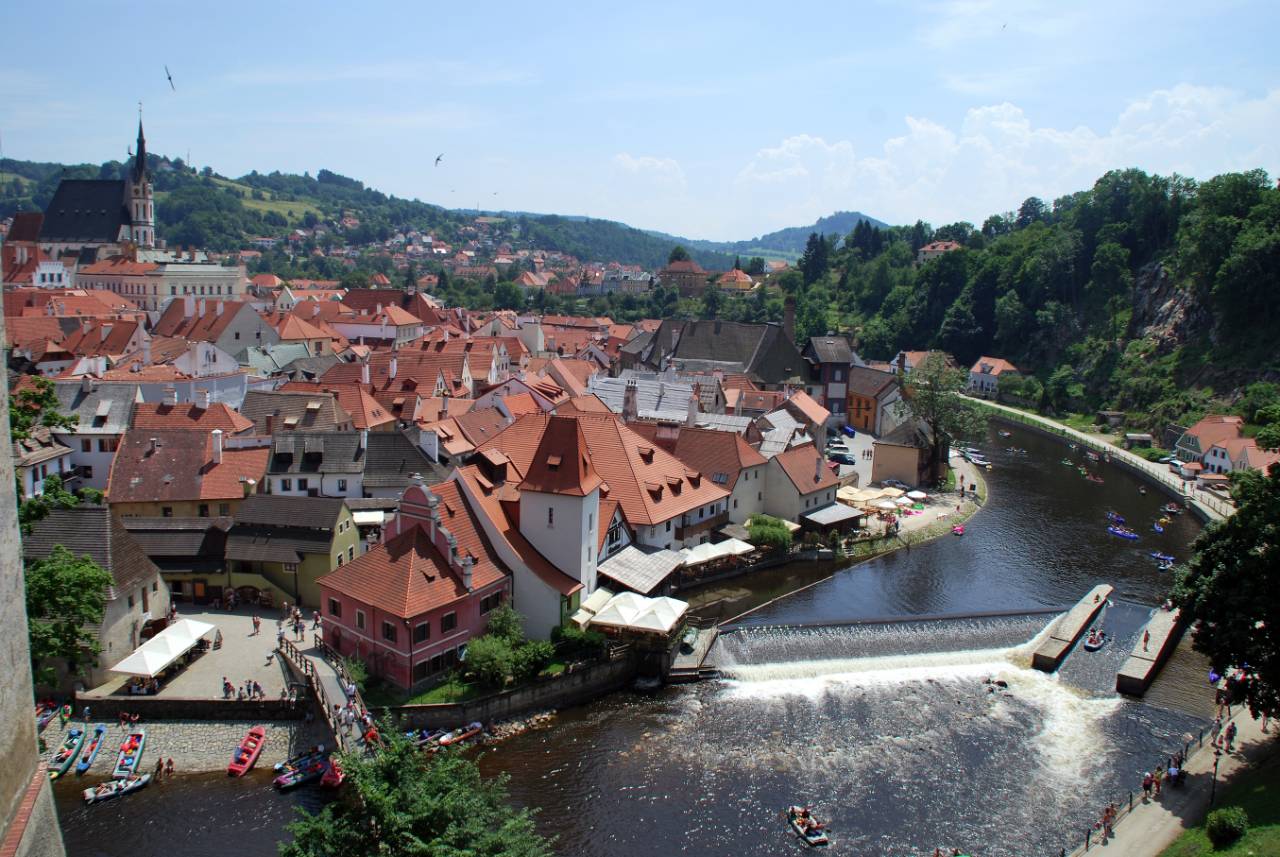Projížďka po Vltavě - Český Krumlov