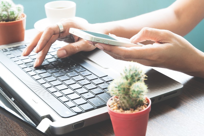 Platba online notebook mobil
