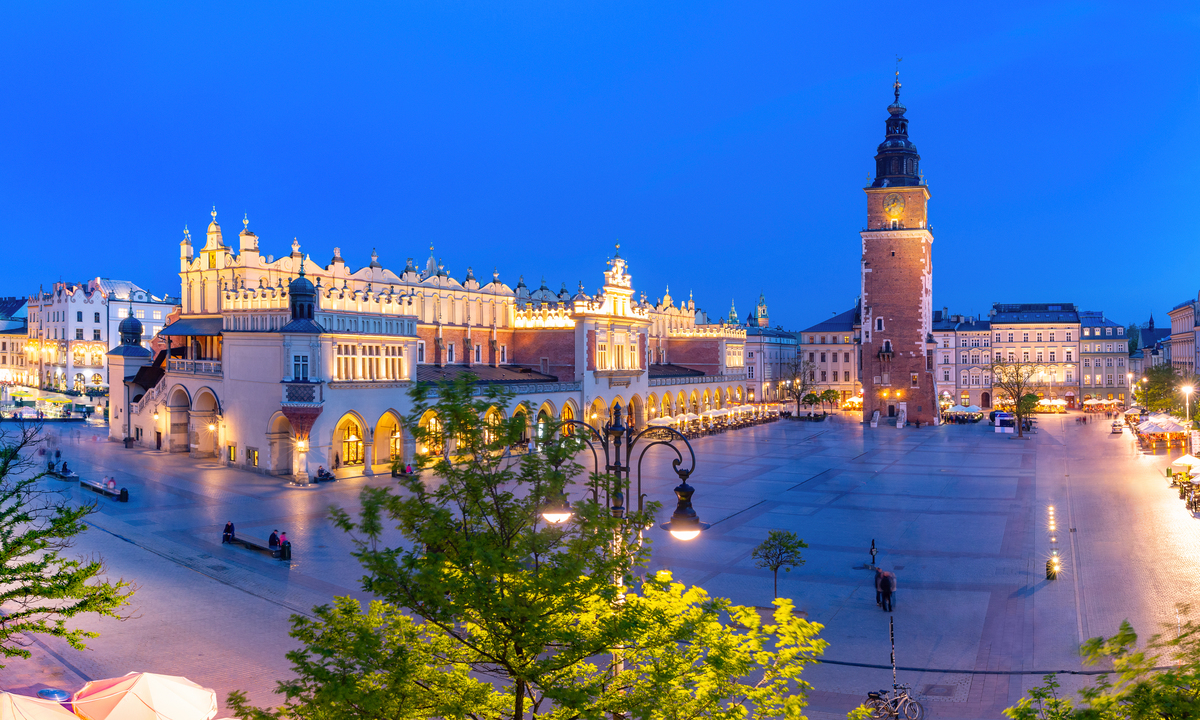 Rynek Glówny - Hlavné námestie, Krakov