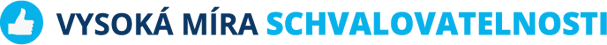 Vysoká míra schavalovatelnosti